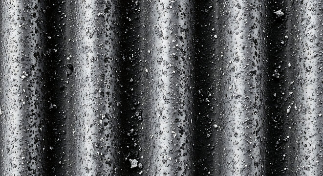 corrugated metal textured surface dark industrial grunge weathered background with speckled details ideal for abstract design.