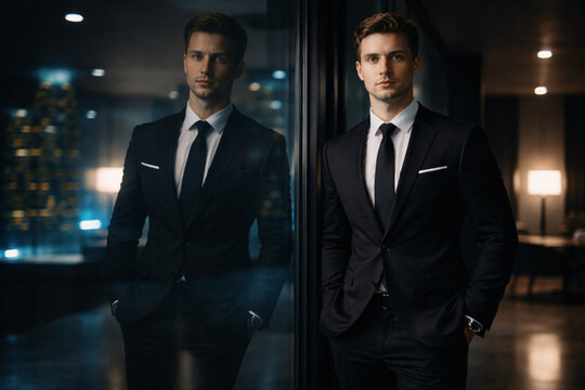 Businessman in Office