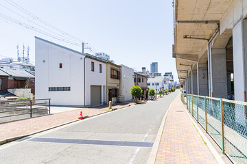 Naklejka premium 明石市の町並み（兵庫県）