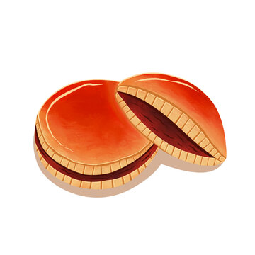 Dorayaki with sweet taste