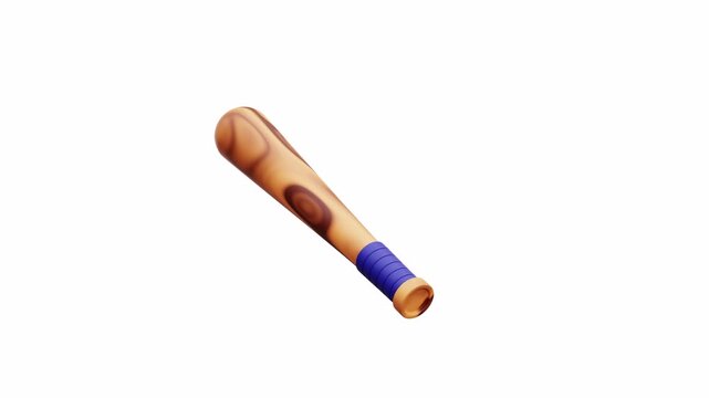 3d animation baseball bat sport game equipment club