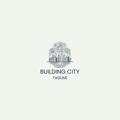 Obraz premium Building city logo icon design template vector illustration