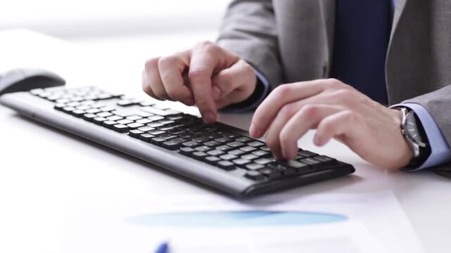 Business partnership handshake and contract signing in conference room, celebrating successful win-win collaboration video.

