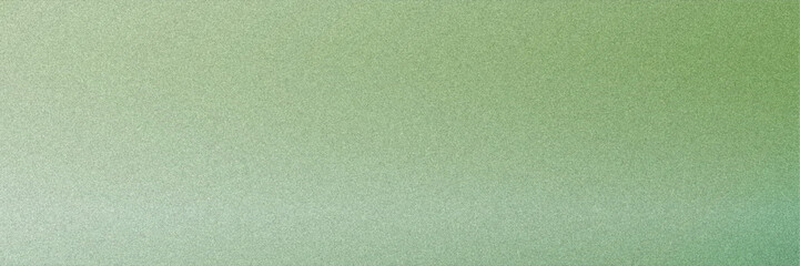 Fototapeta premium Calming horizontal green gradient background with fine grain texture, ideal for eco branding, wellness graphics, nature themes, or modern minimalist design layouts.