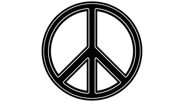 A universally recognized graphic emblem of peace, unity, and harmony, symbolizing the global aspiration for non-violence and understanding among all people ceasefire 