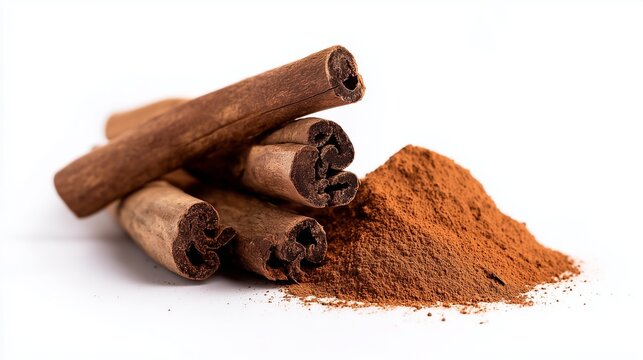 Limonia Acidissima bark powder isolated on white background