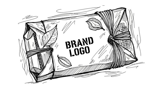 hand drawn chocolate bar template