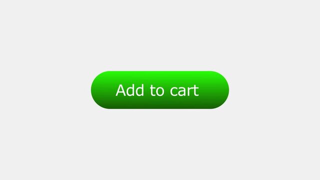Add to cart button with shopping bag icon on a clean background