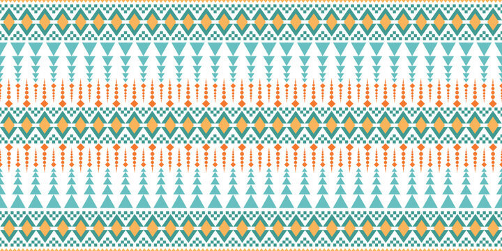 A seamless geometric pattern set featuring vintage zigzag and chevron designs, perfect for ethnic fabric designs and abstract Navajo art vector background images.