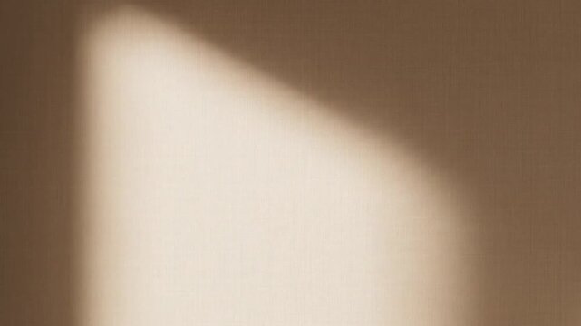 Soft natural light casting a gentle diagonal shadow across a textured neutral wall creating a peaceful and serene