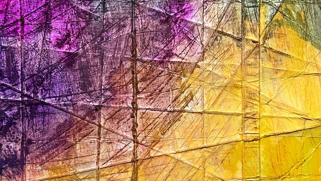 Abstract pattern with brushstrokes, silver and mix color metallic grid pattern background, silver and green shading​​​​​​​​​​​​​​​​