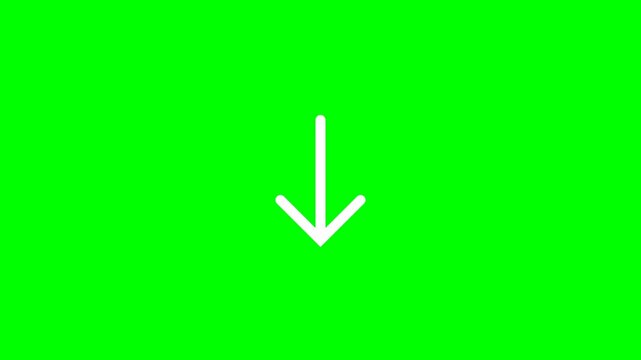 Outline Down Arrow Motion Animation