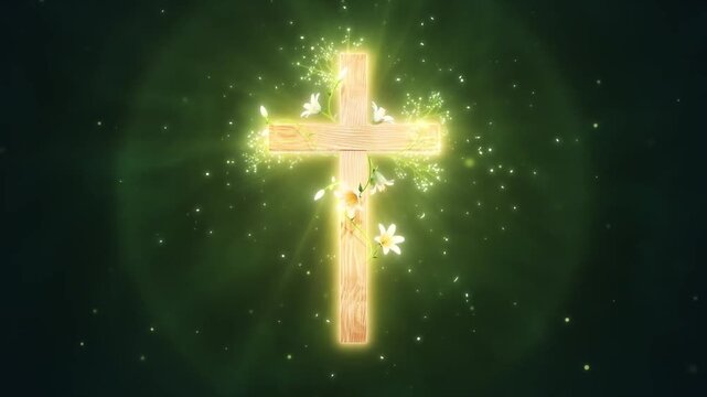 cross video for easter worship