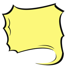 Obraz premium comic chat bubble anime retro vibes 