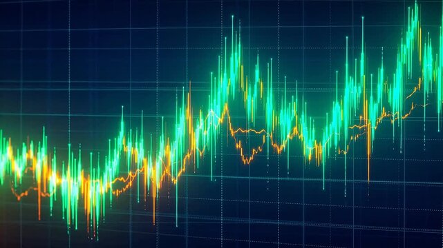 Colorful fluctuating graph on grid for Digital Transformation and Cyber Infrastructure
