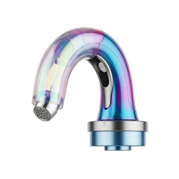 Iridescent Sensor Faucet Spout