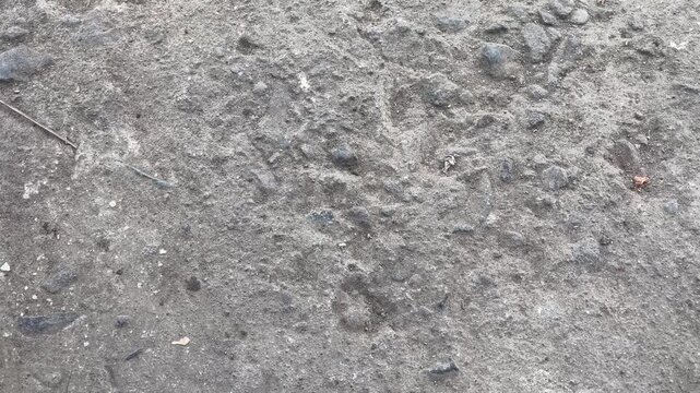 Rough weathered concrete surface with small stones texture