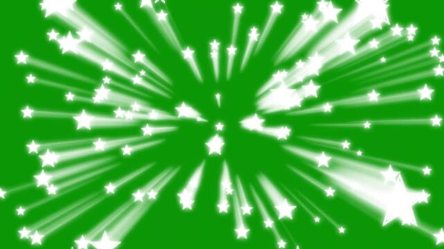glitter sparkle stars twinkling animation, Shimmering glitter sparkle effect, blinking retro vector star doodles, shining white particle stars dust on green background, fairy tail glittersparkling. 4k