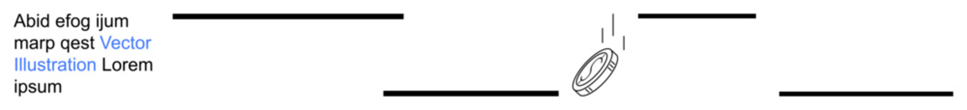 Minimalist design, layout ideas, editorial projects, creative posters, digital design, modern art. Black lines, falling object and placeholder text. Minimalist design and layout concepts