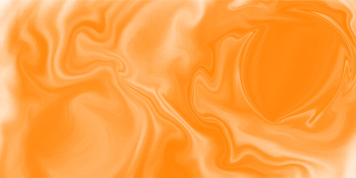 Bright orange and white fluid marble pattern with energetic liquid flows. This warm abstract vector background is ideal for summer campaigns and vibrant web interfaces.