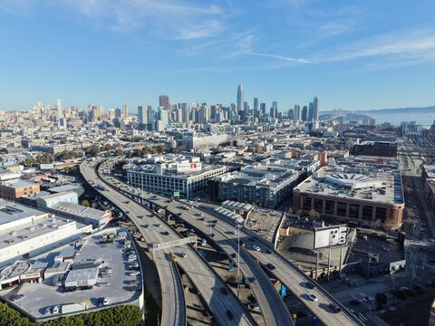February 1, 2026 - Cupertino, California, USA - Aerial drone view of Apple Park headquarters campus in Silicon Valley. g.
