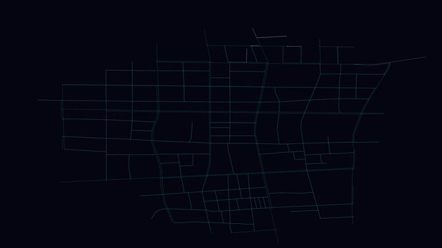 Xinzhou, China, City Infrastructure Expansion Animation, Urban Visualization Technology