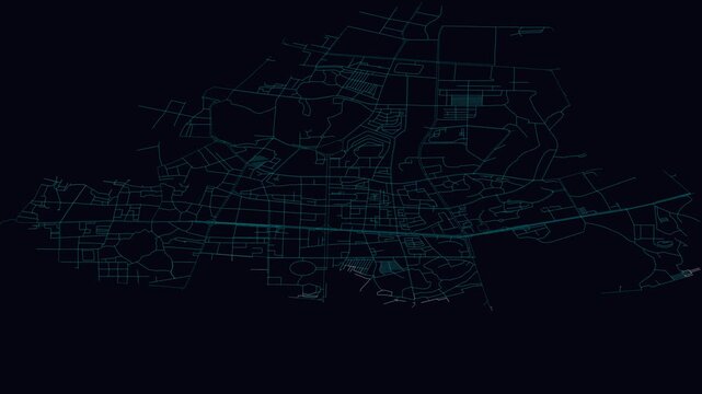 Zhongshan, China, City Infrastructure Expansion Animation, Urban Visualization Technology