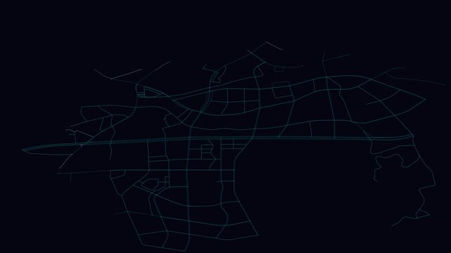 Zhenjiang, China, City Infrastructure Expansion Animation, Urban Visualization Technology