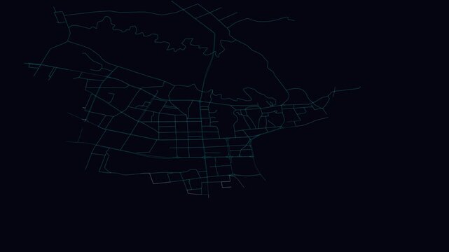 Weihai, China, City Infrastructure Expansion Animation, Urban Visualization Technology