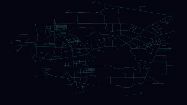 Yangjiang, China, City Infrastructure Expansion Animation, Urban Visualization Technology