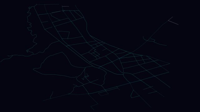 Suining, China, City Infrastructure Expansion Animation, Urban Visualization Technology