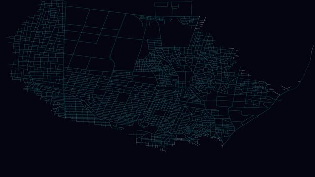 Omdurman, Sudan, City Infrastructure Expansion Animation, Urban Visualization Technology