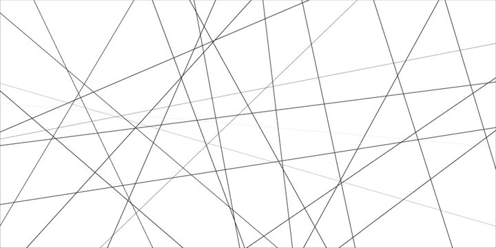Random geometric line pattern on a transparent background. Random line low poly pattern. abstract seamless line vector. Random chaotic lines abstract geometric patterns of modern design.