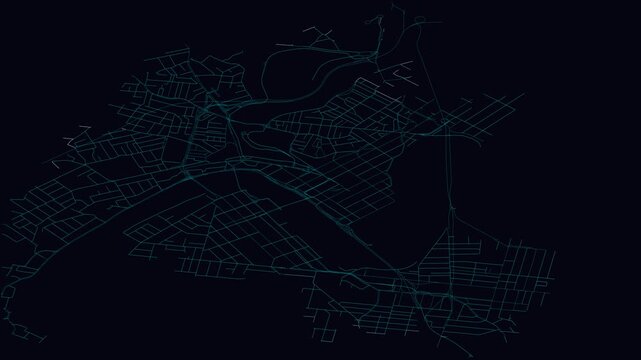 Brisbane, Australia, City Infrastructure Expansion Animation, Urban Visualization Technology