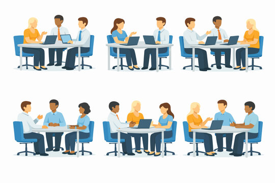 Reuni&oacute;n de equipo en oficina moderna