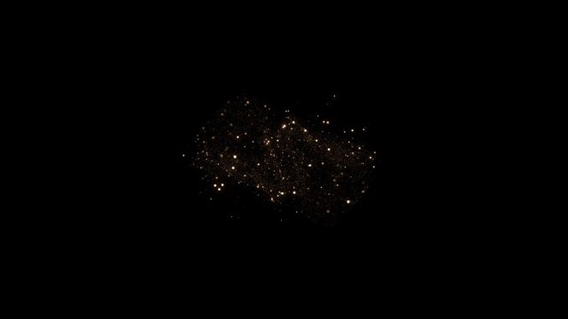 3D Golden luxury Glitter Light circle trail Sparkling star dust spiral particle Magic light effect curve trail magic sparkling bokeh effects. wind decoration. shining light effects. wavy lines