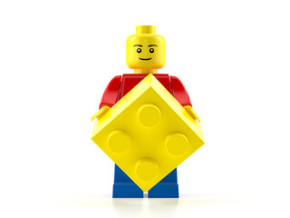Naklejka premium Toy minifigure