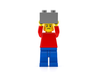 Naklejka premium Toy minifigure