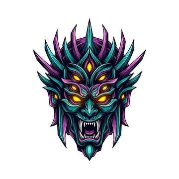 Demon Mascot for Gaming Design