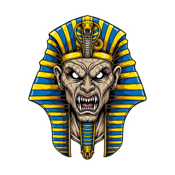 Dark Human Skull Illustration Artwork
