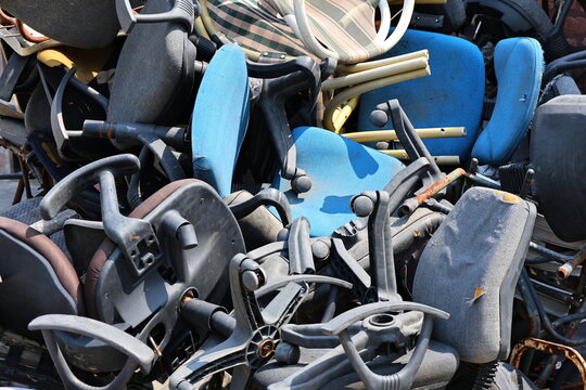 Groups of Broken Chairs useless 