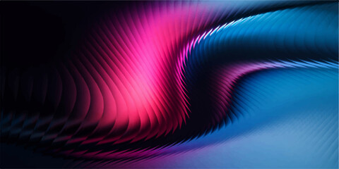 abstract wave pattern in striking hues of magenta and teal. dynamic lines flow gracefully, creating an enchanting visual that embodies the essence of creativity and movement. © ITS OK