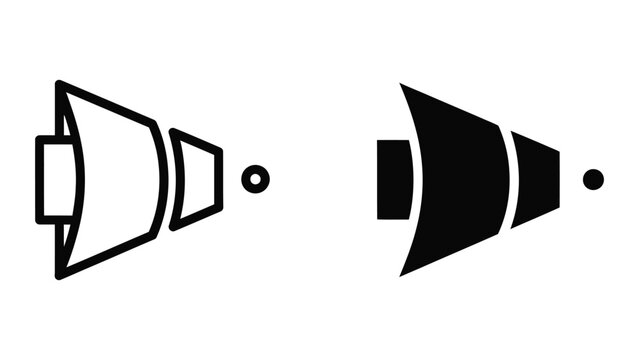 Comparison of speaker cone designs and their respective sound projection points