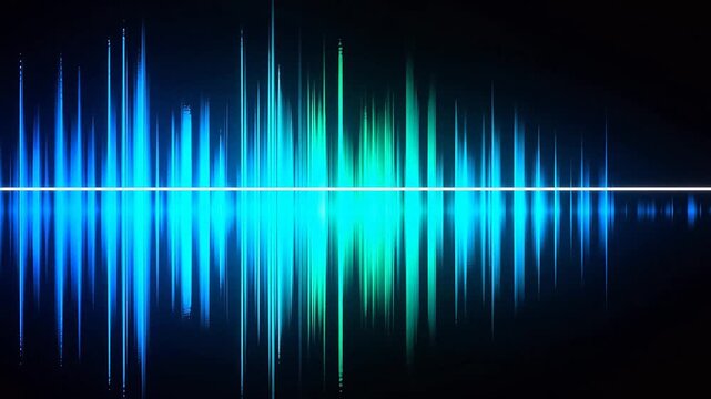 Abstract sound wave visualization representing Generative AI and Creative Energy