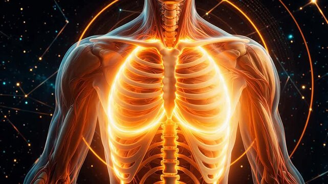 Human anatomy skeletal and muscular system for Contemporary Lifestyle and Visual Storytelling