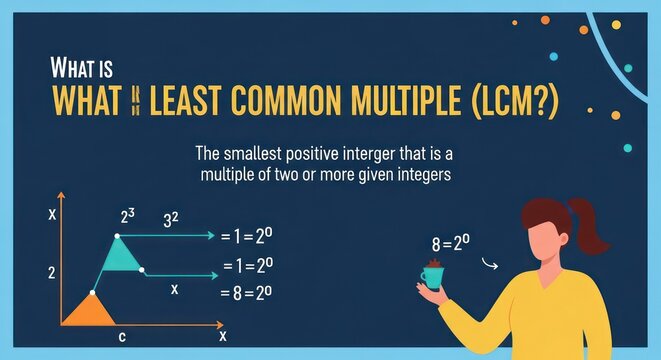 Educational Infographic on Least Common Multiple Concept.