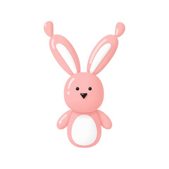 Obraz premium balloon rabbit character