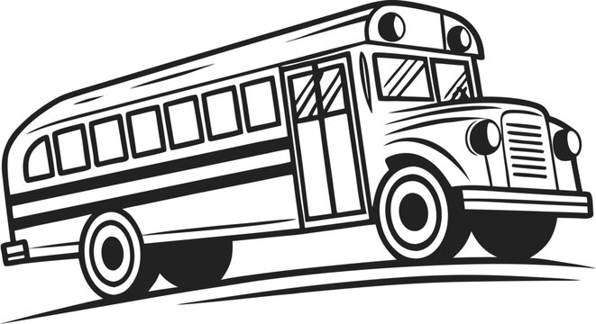 school bus vector