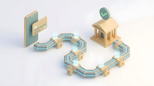 Secure online transaction process with bank and payment verification