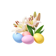 Obraz premium Colorful Easter eggs